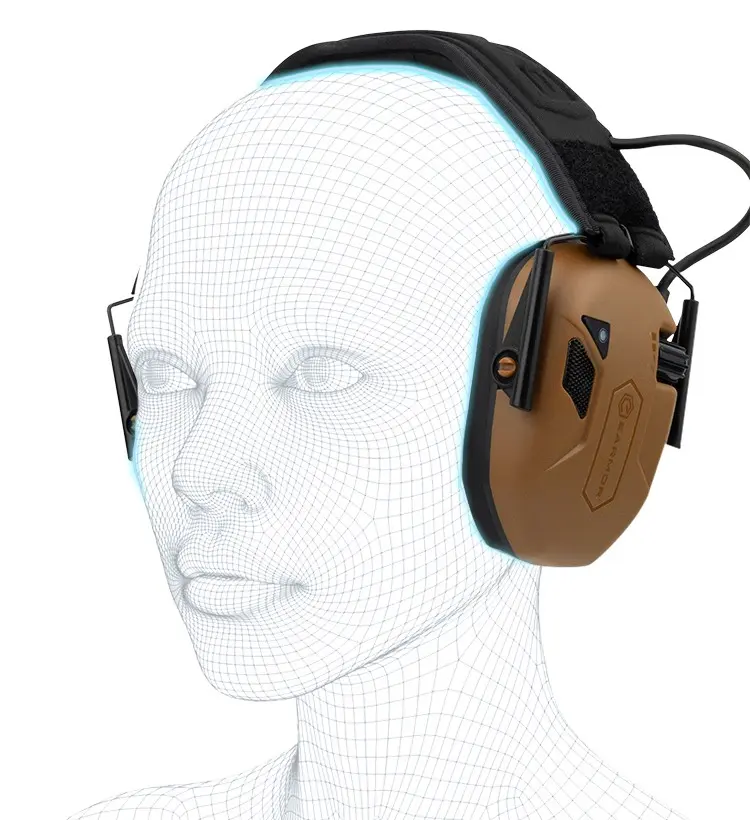 M300T ergonomic headband and over-ear fit