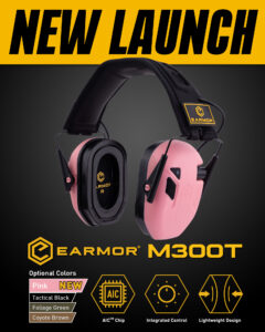 Beyond Black & Tan: The All-New EARMOR® M300T in Tactical Pink is Here