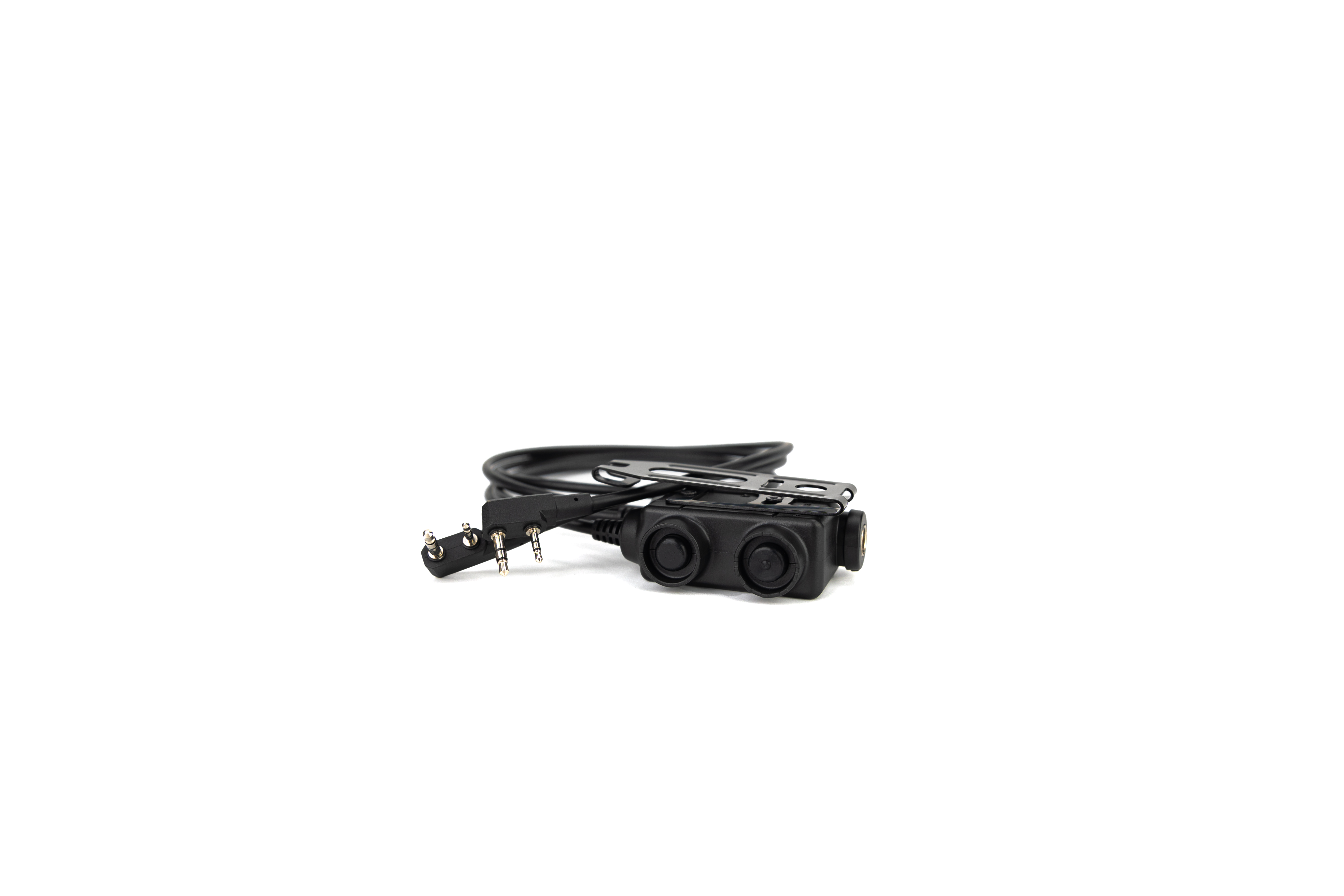 M56 Aviation Connector PTT for 2x MIL PRC Radio Applications - Image 2