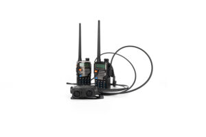 M56 Aviation Connector PTT for 2x MIL PRC Radio Applications