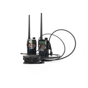 M56 Aviation Connector PTT for 2x MIL PRC Radio Applications